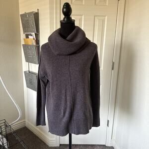 Adrienne Vittadini 100% 2 Ply Cashmere Cowl neck Sweater Size: M